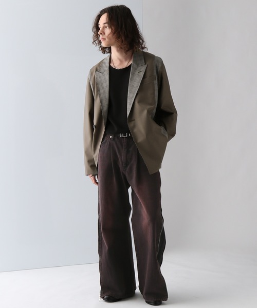HARE デニムパンツ HARE 「HARE」 デニムパンツ SMALL ネイビー メンズ : ZOZOTOWN