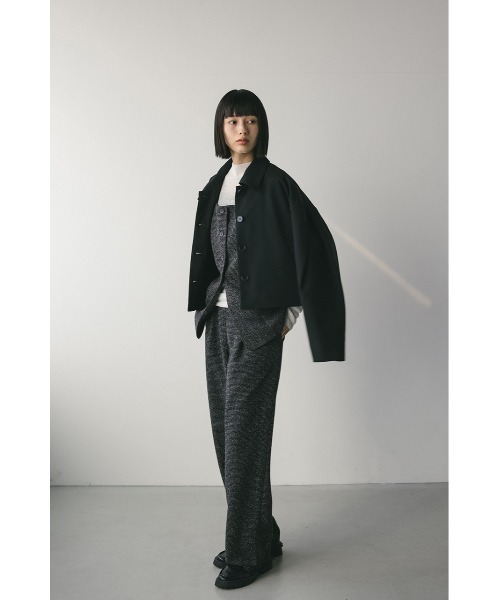 週末お値下げ【即完売品】ツイードフリンジジレ ツイードフリンジジレ｜KarLParkLane Style ONLINE SHOP