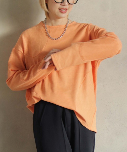 tシャツ 定番ワッフル切替ロンT レディース BITTOKO tシャツ 定番ワッフル切替ロンT レディース : ZOZOTOWN