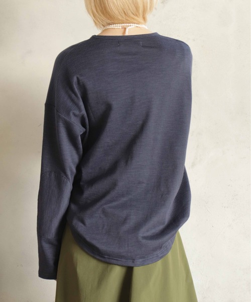 tシャツ 定番ワッフル切替ロンT レディース BITTOKO tシャツ 定番ワッフル切替ロンT レディース : ZOZOTOWN
