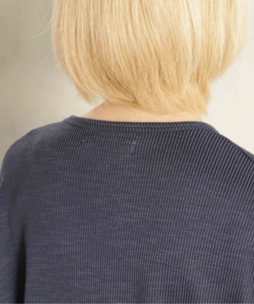BITTOKO tシャツ 定番ワッフル切替ロンT レディース : ZOZOTOWN