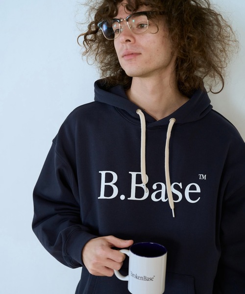 BROKEN BASE パーカー B.BASEアソートフーディ メンズ