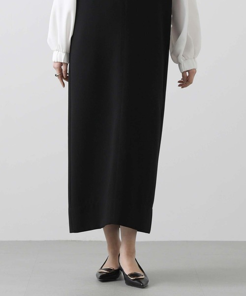 アナナ　スカート anana（アナナ） ワンピース サイドパールVネックジャンバースカート