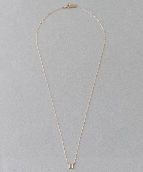 ete（エテ） ネックレス 「コード」 K10YG イニシャル ネックレス