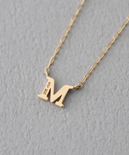 ete（エテ） ネックレス 「コード」 K10YG イニシャル ネックレス