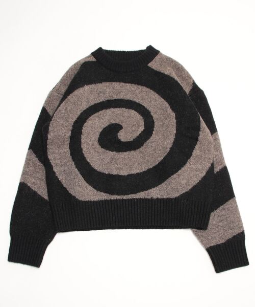 「SHAGGIE」 長袖ニット FREE ブラック レディース_画像8