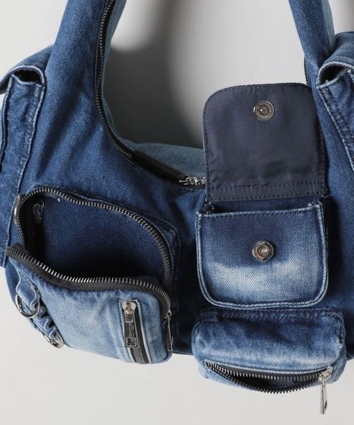 J.ESTINA ■ TASCA MDマルチショルダー LS JEANASIS ショルダーバッグ バッグ マルチポケットデニムワン