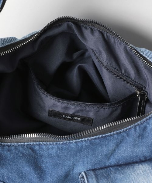 JEANASIS ショルダーバッグ バッグ マルチポケットデニムワン