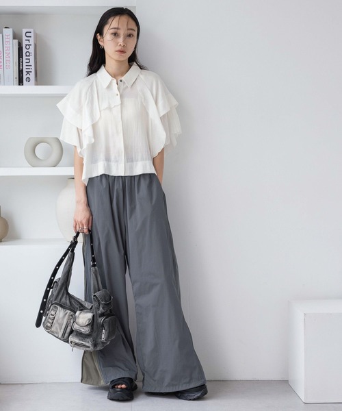 JEANASIS ショルダーバッグ バッグ マルチポケットデニムワン