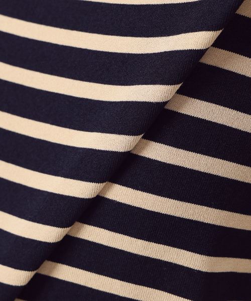 新品タグ付き　IENA　SEATTLE度詰めボーダーボートネックニット IENA（イエナ） ニット セーター 「追加」SEATTLE度詰めボーダーボート