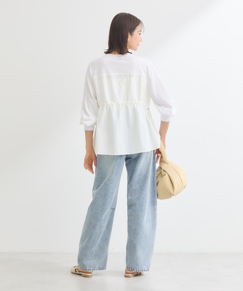 tシャツ ナイロンドッキングドロストプルオーバー レディース | Green Parks | 07