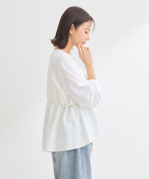 tシャツ ナイロンドッキングドロストプルオーバー レディース | Green Parks | 10