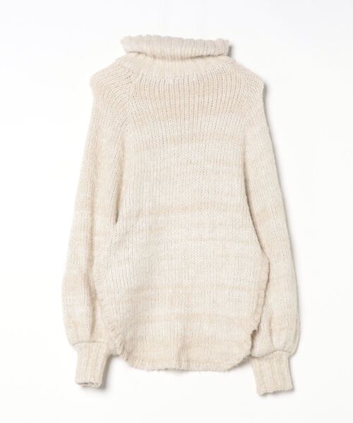 「LA BELLE ETUDE」 タートルネックニット - ベージュ レディース_画像2