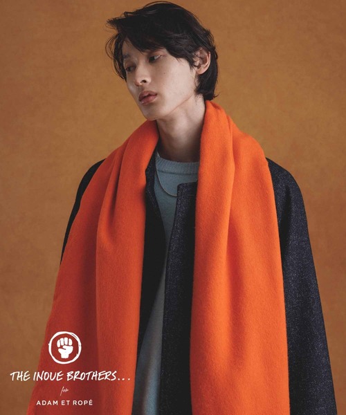 THE INOUE BROTHERS（ザイノウエブラザーズ） ストール FREE オレンジ