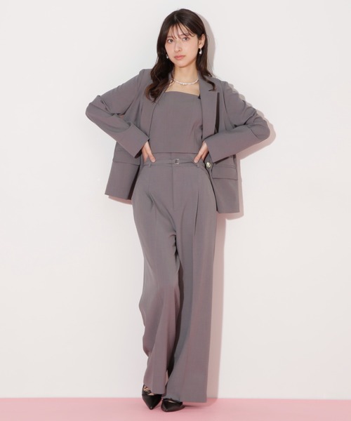 Jill Stuartパンツスーツ　Sサイズ JILL by STUART パンツ フロントZIPワイドパンツ レディース