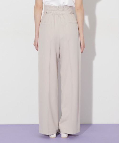 JILL by STUART パンツ ベルト付きハイウエストスラックスパンツ