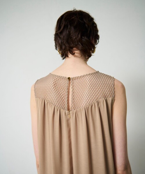 グレースコンチネンタル　ノースリーブ　ワンピース　38 新品タグ付き グレースコンチネンタル ノースリーブ ワンピース 38 新品タグ付き