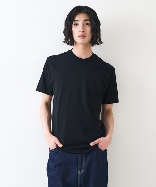 Hanes（ヘインズ） tシャツ 「HANES/ヘインズ」「7.0oz 超厚手」KURO