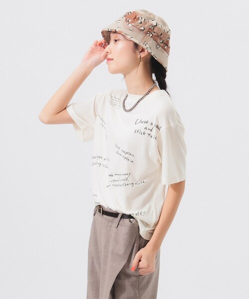 tシャツ ハンド ライティング Tシャツ レディース