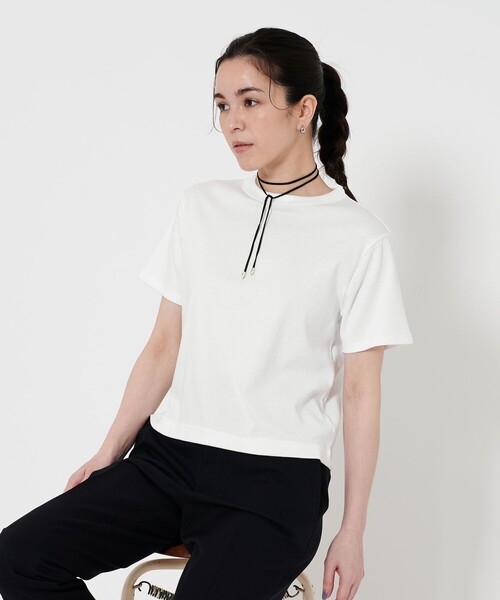 「BEAUTY&YOUTH UNITED ARROWS」 長袖カットソー FREE ブラック レディース H BEAUTY&YOUTH UNITED ARROWS tシャツ 「H」SHEER HIGH NECK