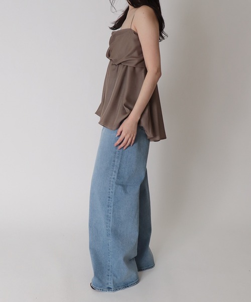 DRESSLAVE（ドレスレイブ） キャミソール B7 / sheer peplum cami 