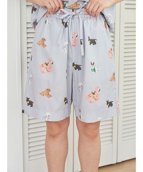 gelato pique パジャマ ルームウェア 「UNISEX」SUMMER DOG総柄