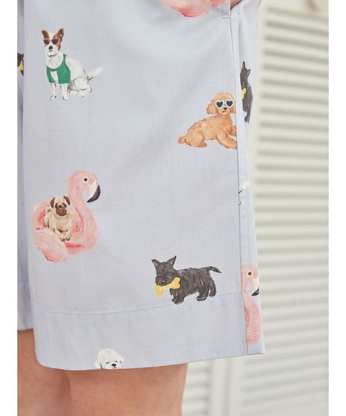 gelato pique パジャマ ルームウェア 「UNISEX」SUMMER DOG総柄
