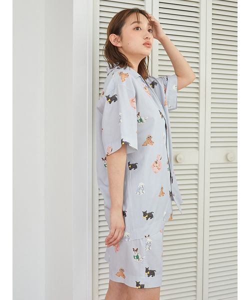 gelato pique パジャマ ルームウェア 「UNISEX」SUMMER DOG総柄