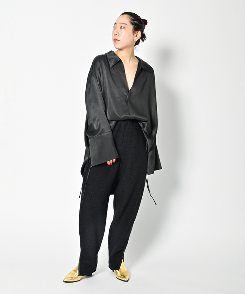 CITYSHOP（シティショップ） イージーパンツ 38 ブラック レディース