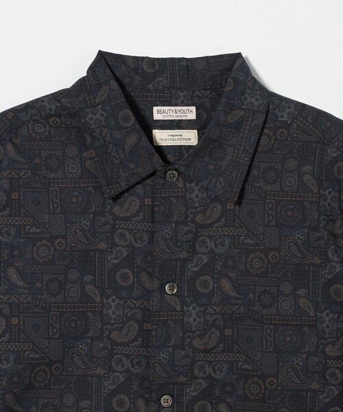 BEAUTY＆YOUTH UNITED ARROWS シャツ ロンシャン パッチワーク