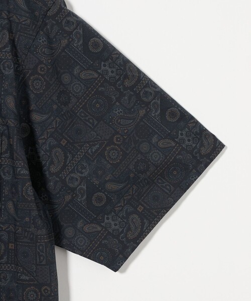 beauty＆youth ロンシャン ペイズリー キャンプカラー グランデシャツ BEAUTY＆YOUTH UNITED ARROWS シャツ ロンシャン パッチワーク