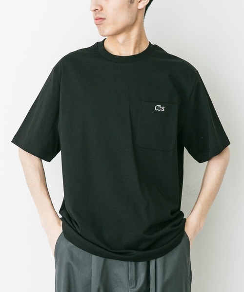 LACOSTE（ラコステ） tシャツ アウトラインクロックポケットTシャツ
