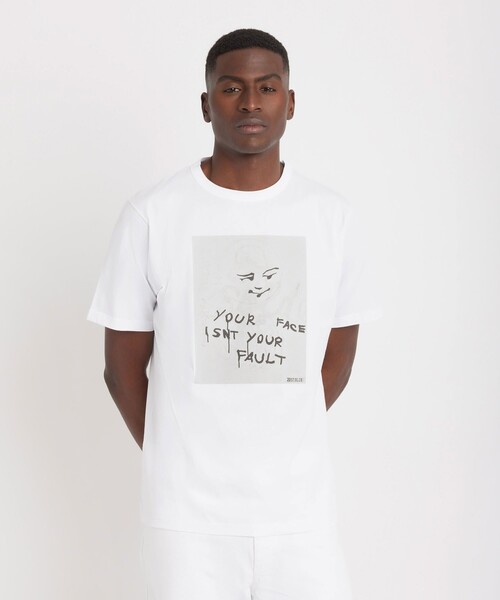 agnes b.（アニエスベー） tシャツ オーガニックコットン プリント