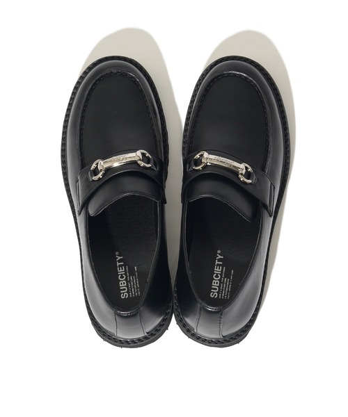 Subciety（サブサエティ） ローファー Metal plate loafers メンズ