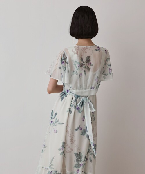 ワンピース プリントセパレートワンピースの画像