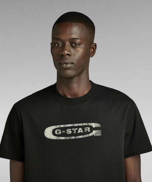 「G-STAR RAW」 半袖Tシャツ MEDIUM ホワイト メンズ