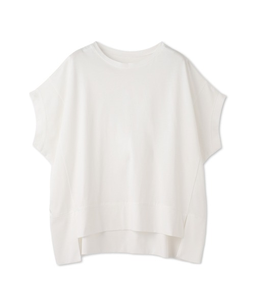 tシャツ ラウンドヘムフライスカットソー「手洗い可能」 レディース LAUTREAMONT tシャツ ラウンドヘムフライスカットソー「手洗い