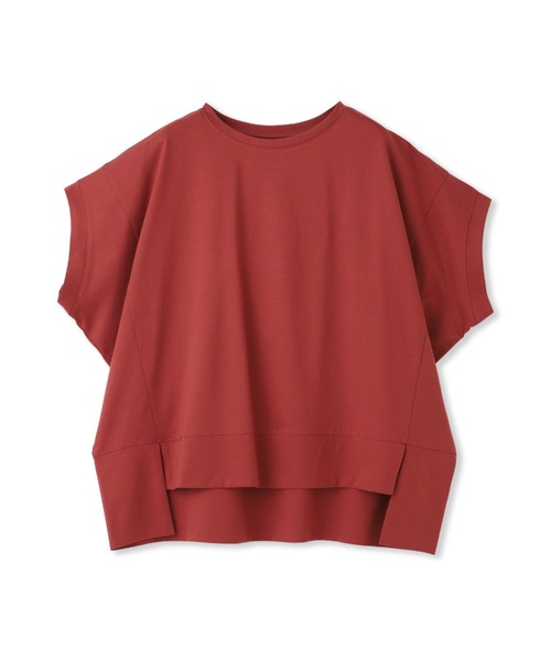 tシャツ ラウンドヘムフライスカットソー「手洗い可能」 レディース LAUTREAMONT tシャツ ラウンドヘムフライスカットソー「手洗い