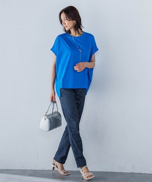 LAUTREAMONT tシャツ ラウンドヘムフライスカットソー「手洗い