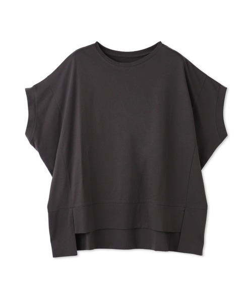 ラウンドヘムT 新品 セール】ポンチ8分袖ラウンドヘムTシャツ（Tシャツ/カットソー