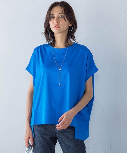 LAUTREAMONT tシャツ ラウンドヘムフライスカットソー「手洗い