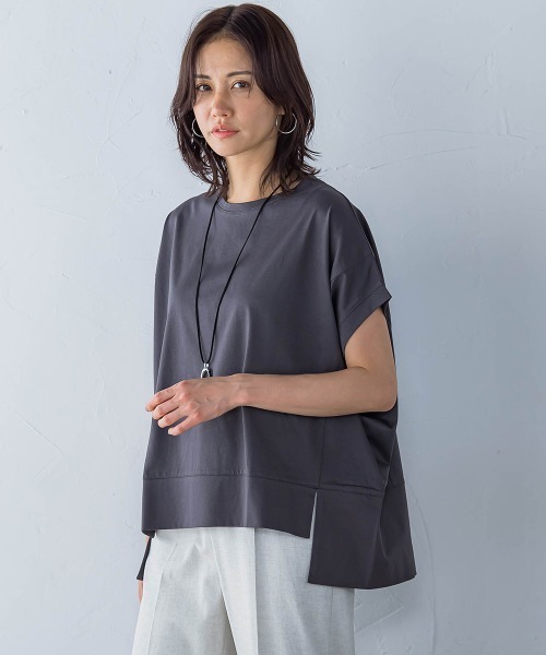 ラウンドヘムT GRL（グレイル）の「オーバーサイズラウンドヘムTシャツ（T