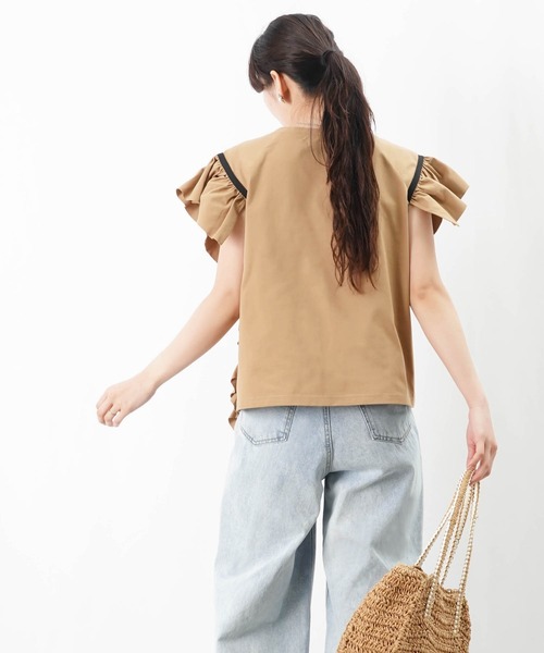LADY LUCK LUCA tシャツ LC/LLL ラインフリルプルオーバー
