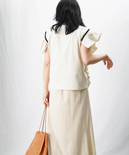 tシャツ LC/LLL ラインフリルプルオーバー レディース LADY LUCK LUCA tシャツ LC/LLL ラインフリルプルオーバー