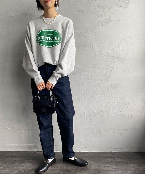 「AMERICANA」 カーディガン ONE SIZE スミクロ レディース AMERICANA 「AMERICANA」 カーディガン ONE SIZE スミクロ