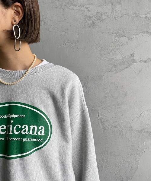 「AMERICANA」 カーディガン ONE SIZE スミクロ レディース AMERICANA 「AMERICANA」 カーディガン ONE SIZE スミクロ