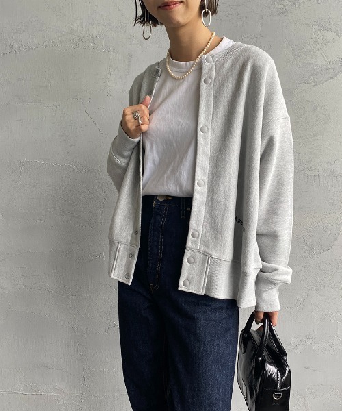 「AMERICANA」 カーディガン ONE SIZE スミクロ レディース AMERICANA 「AMERICANA」 カーディガン ONE SIZE スミクロ
