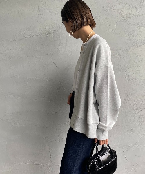 「AMERICANA」 カーディガン ONE SIZE スミクロ レディース AMERICANA 「AMERICANA」 カーディガン ONE SIZE スミクロ