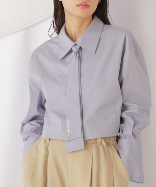 「JILL by JILL STUART」 長袖シャツ FREE ブルー レディース