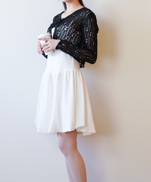 【未使用】JILTU ジルチュ　ミニ ワンピース　S SLY | FRONT ZIP STITCH ショートワンピース (ワンピース(ミニ